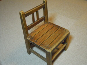 昭和の木製椅子　イス　幼稚園