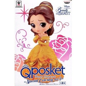 【A ベル スペシャルカラー】Q posket Qposket Special Coloring vol.3 ベル・ラプンツェル フィギュア 美女と野獣 プリンセス PW