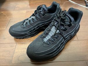 希少 日本未発売 程度上 NIKE ナイキ AIR MAX 95 エアマックス95 トリプルブラック アンスラサイト 28.5cm 609048-092