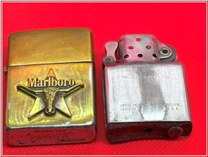 259【ZIPPO★ジッポー】【マルボロ　Marlboro　ロングホーン】コレクション品 　着火未確認　　当時もの