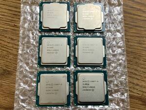 【intel Core i5 番号違い6個SET】CPU　1円スタート売り切り　ジャンク　中古　動作PC分解救出品　送料全国一律２3０円