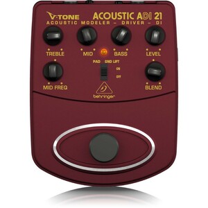 プリアンプ ベリンガー BEHRINGER ADI21 V-TONE ACOUSTIC プリアンプ アコースティックギター DI ダイレクトボックス