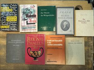 a0824-1.洋書 das shakespeare 他 文学 歴史 関連 書籍 まとめ ドイツ語 ゲーテ 自伝 研究 資料 