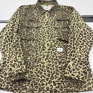 WTAPS 21SS JUNGLE 01 TWILL CAMO SIZE02 ダブルタップス ジャングル シャツ ツイル カモ Mサイズ ヒョウ柄 LEOPARD レオパード