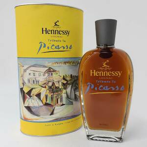 M9177(063)-628/SK4000　酒　Hennessy COGNAC Tribute To Picasso ヘネシー コニャック ブランデー トリビュート ピカソ 40％ 350ml 箱付き