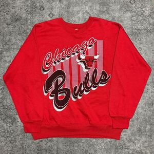 90s USA製 Chicago Bulls シカゴ ブルズ スウェット トレーナー ジョーダン アメリカ製 90年代 80年代 ヴィンテージ ビンテージ vintage