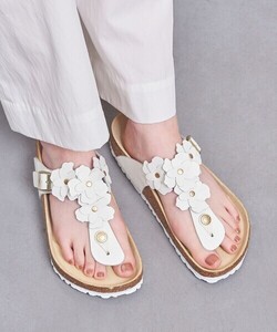 UNITED ARROWS 別注 BIRKENSTOCK GIZEH FLW ユナイテッドアローズ ビルケンシュトック ギゼ フラワー ホワイト サイズ35 新品