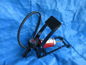 自転車空気入れ　SOUTHERN PORT SINGLE FOOT PUMP フットポンプ　中古　経年変化サビあり　送料落札者様負担着払い引取も可埼玉県越谷市