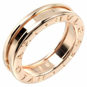 ブルガリ BVLGARI B.ZERO1 XS 1バンド 10号 リング 指輪 ビーゼロワン K18PG ピンクゴールド 約6.29g【I161424016】中古