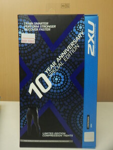 2XU メンズタイツ 10th Anniversary- Limited Edition バージョン メンズ コンプレッションタイツ MA3849B　BLK/XYM/XS　ツータイムズユー