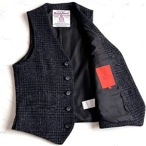 【美品◎定価22,000円】Harris Tweed URBAN RESEARCH ハリスツイード スーツ ベスト テーラードジャケット グレンチェック 千鳥格子 メンズ