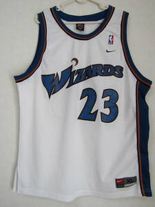 良品 NBA JORDAN #23 マイケル・ジョーダン　NIKE製　ナイキ ユニフォーム　ジャージ バスケ シャツ 刺繍 ワシントン・ウィザース　バスケ