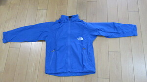 ★ノースフェイス NORTH FACE ナイロンパーカー 青色 中古 サイズ 130