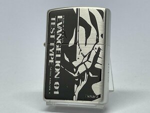 送料無料 エヴァンゲリオン新劇場版ZIPPO 初号機 通常版/銀古美メッキ