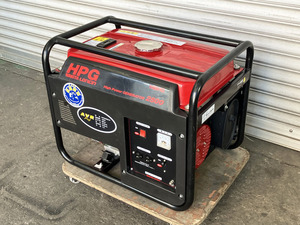 WAKITA/ワキタ 2.5kVA ガソリンエンジン発電機 HPG2500-6 60Hz専用 / リコイルスタート ●76894