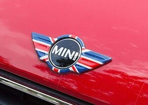 デザイン性UP♪ BMW MINI ユニオンジャック エンブレム カバー セット ミニ R57 R58 R59 クーパー コンバーチブル クーペ ロードスター