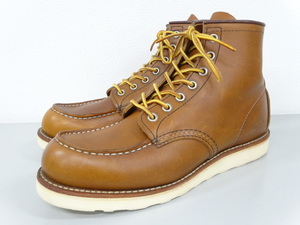 美品 14年製 REDWING レッドウィング 5875 アイリッシュセッター モックトゥ レザー ブーツ US 8.5 26.5 オロレガシー 茶 ブラウン