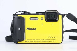 Nikon ニコン COOLPIX クールピックス AW130 イエロー 元箱付き コンパクトデジタルカメラ★F