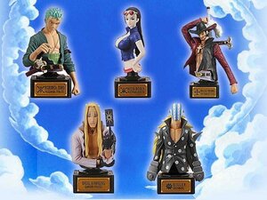 ワンピースONE PIECE/カプセルトイ STATUE02/ノーマルコンプリート5種セット/フィギュア/ゾロ/ニコ・ロビン/ミホーク/キラー/ホーキンス 