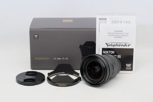 ほぼ未使用*極上美品【voigtlander】マイクロフォーサーズ10.5mmF0.95*NOKTON*超広角*明るいレンズ