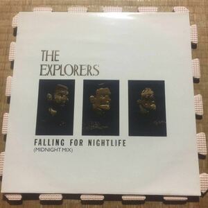 The Explorers Falling For Nightlife (Midnight Mix) / Crack The Whip UK盤12インチレコード