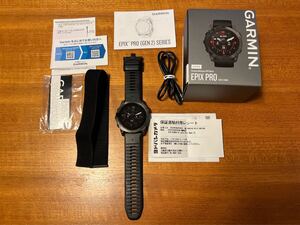 GARMIN EPIX PRO (GEN 2) 51mm SAPPHIRE BLACK ガーミン