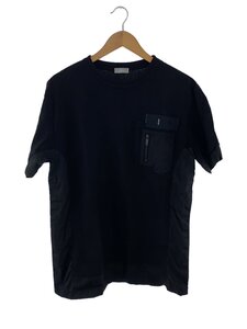 Dior HOMME◆Tシャツ/M/コットン/BLK/無地/213J669A0554