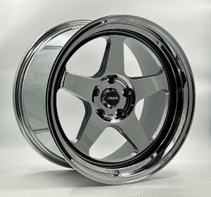 CLEAVE RACING SS05 18x10.5J +15 5H-114.3 SMC 4本セット