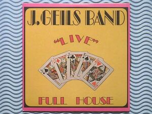 [輸入盤：紙ジャケット仕様]J. ガイルズ・バンド「“ライヴ” フルハウス/"Live" Full House」The J. Geils Band/1972年/名盤