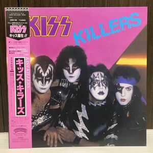 HR/HM/キッス/キッス・キラーズ/国内82年PRESS帯歌詞カード付極美品/OBI/28S 58/KISS/KISS KILLERS