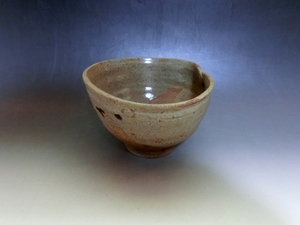 茶碗■絵唐津 「須田祥豊」歪み茶碗 ぐい飲み 京焼 酒器 古美術 時代物 骨董品■2