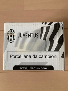 レア ユベントス juventus エスプレッソカップ　ソーサー　2個セット　イタリア土産　現地もの　2007年製　旧エンブレム　ロゴ　未使用品