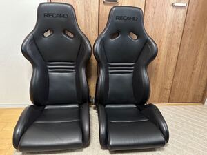 レカロ最高峰初代SP-X ２脚セット超美品！希少なレカロ最高峰ドライカーボンスポーツシート・レッドステッチ＆プレミアムレザー仕様！ 