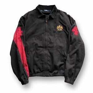 90s 90年代 POLO Ralph Lauren スイングトップ USA製 ヴィンテージ ナンバリング　ブルゾン　ジャケット　ブラック　L