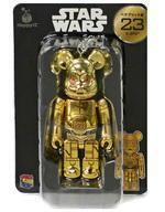 中古フィギュア BE＠RBRIC-ベアブリック- 23.C-3PO 100% 「Happyくじ STAR WARS BE＠RBRIC」 ベア