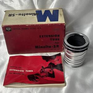 usH-1603/EXTENSION TUBE for MINOLTA-SR/MINOLTA-SR/ミノルタ/SRシリーズ用/接写リング/カメラ用品アクセサリー/中古/現状品