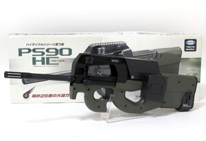 ○ 東京マルイ 電動ガン PS90 HC ARMY FORCE 1500連ボックスマガジンM4アダプター 付き ○MOF09195　サブマシンガン