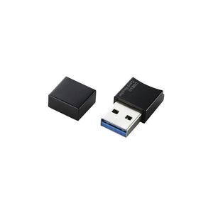 【新品】(まとめ)エレコム USB3.0対応microSD専用メモリカードリーダ MR3-C008BK〔×3セット〕