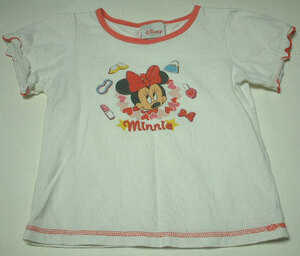 MinnieのTシャツ/白,SIZE:120,Disney STORE/。