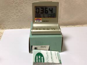 新品●未使用●SEIKO セイコー クロック SQ607Gデジタル　COUNT DOWN CALENDAR 時計