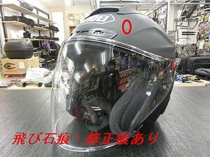 SHOEI J-ForceⅣ ジェットヘルメット M 艶消し黒▼ニンジャ250.YZF-R25.CBR250RR.MT-07.MT-09.ニンジャ1000.CB400SF乗りに！