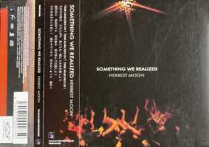 【HERBEST MOON/SOMETHING WE REALIZED】 THA BLUE HERB RECORDINGS/ILL-BOSSTINO/国内CD・帯付