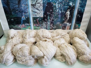毛糸　正絹　　10綛　　生なり　業務用　業者卸　