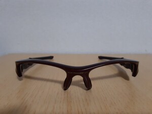 ◆オークリー OAKLEY フラックジャケット メタリックレッド フレームのみ 0388J 63○20 USED◆ 