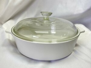 CORNING WARE キャセロール 陶器 鍋 コーニングウェア 米国製 調理器具 ☆ちょこオク☆80