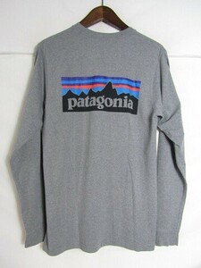 Patagonia　パタゴニア ロングスリーブ P-6 ロゴ レスポンシビリティー　Tシャツ　39161 グレー Sサイズ　