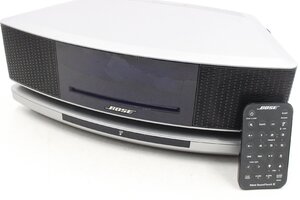 【ト静】 ★ BOSE ボーズ WAVE music system IV CDプレーヤー MODEL 412634-SM2 中古現状販売 リモコン付き GA970GCG43