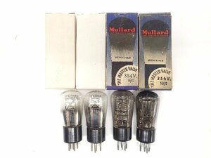 Mullard ムラード 354V 真空管 傍熱三極管 4本セット 箱付 ∩ 6E955-123