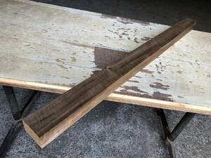 送料無料！【U845H】チーク 957×58×41㎜ 角材 極上杢 乾燥材 木工 DIY 材木 天然木 無垢材《銘木すずめや》