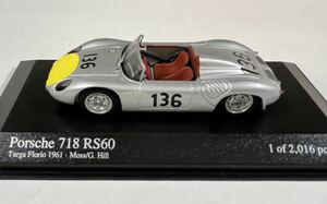 PORSCHE 718 RS60 Targa Flirio #136 1961Year 1/43Scale PMA製